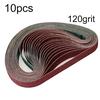 Sander Abrasive Belts Tools 10pcs Sanding Alumina Cloth Polishing Grinding