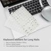 Yousheng 70 Pcs Keyboard Sticker for Long Nails Universal Nail Art Keyboard Bubbles Self-Adhesive Silicone Typing Keycaps for Office Girls Gaming