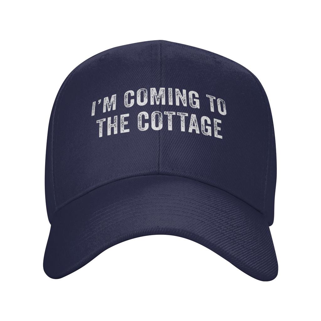 Funny Im Coming To The Cottage Baseball Cap Outdoor Gym Wholesale Hip Hop Hats Women Men y2k Funny Design Snapback Cap