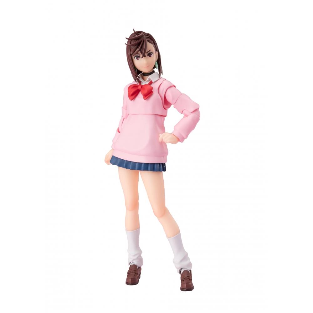 Bandai SPIRITS SHFiguarts Dandadan Momo примерно 140 мм, окрашенная подвижная фигурка из ПВХ и АБС