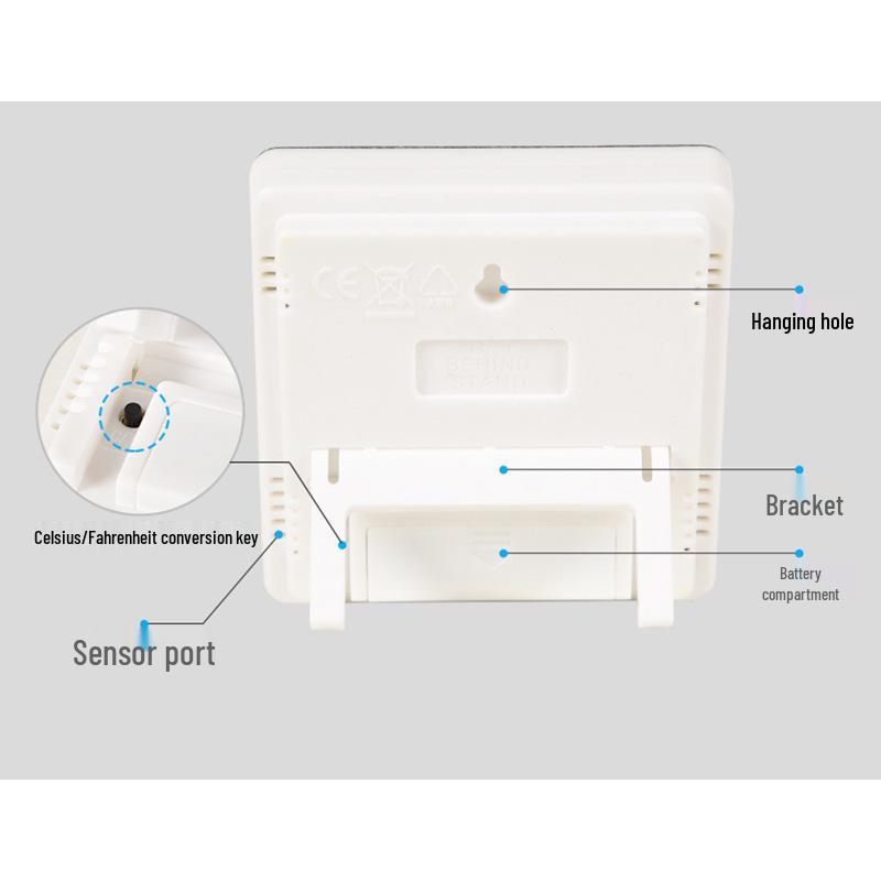 Умный цифровой настенный термогигрометр для детской комнаты - HTC-1