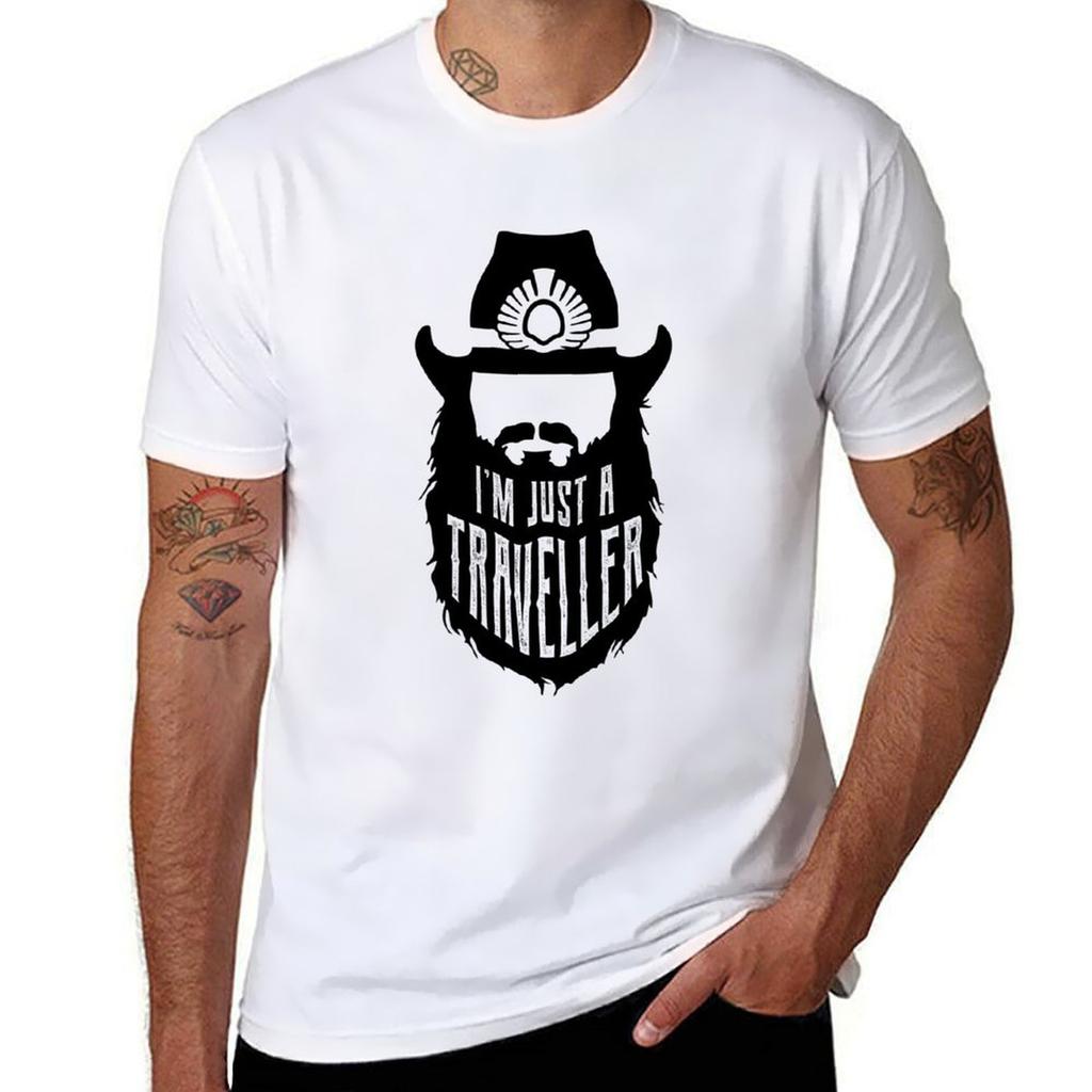 Im Just A Traveller Tshirt Graphic Print Short Sleeve Tshirt