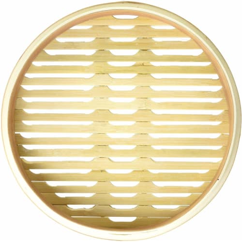 PEARL METAL Chinese Steamer, 27cm, Steamer for Vegetables, Shumai, and Xiaolongbao, Made with Natural Wood and Bamboo, Wanosato H-5716