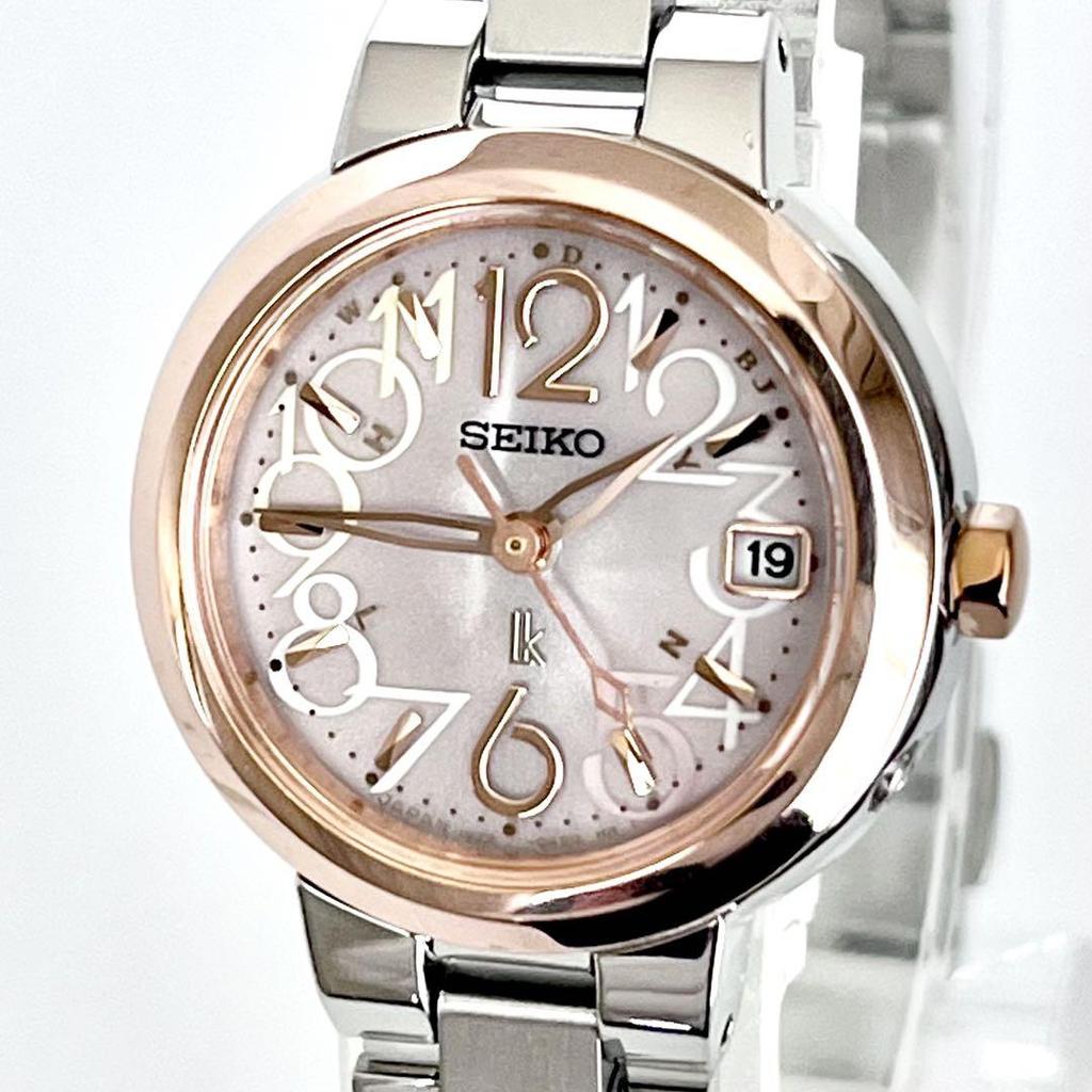 [USED] Seiko Rukia Women's Watch, Working, Radio-Controlled Solar, S2162