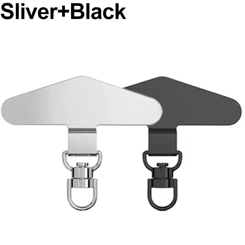 360° Rotation Metal Steel Phone Tether Tab Cell Phone Lanyard Patch Gasket Universal Cellphone Lanyard Safety Connecter Piece 6