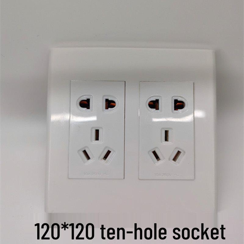 120x120 PVC Junction Box | Large Embedded Electrical Switch Box