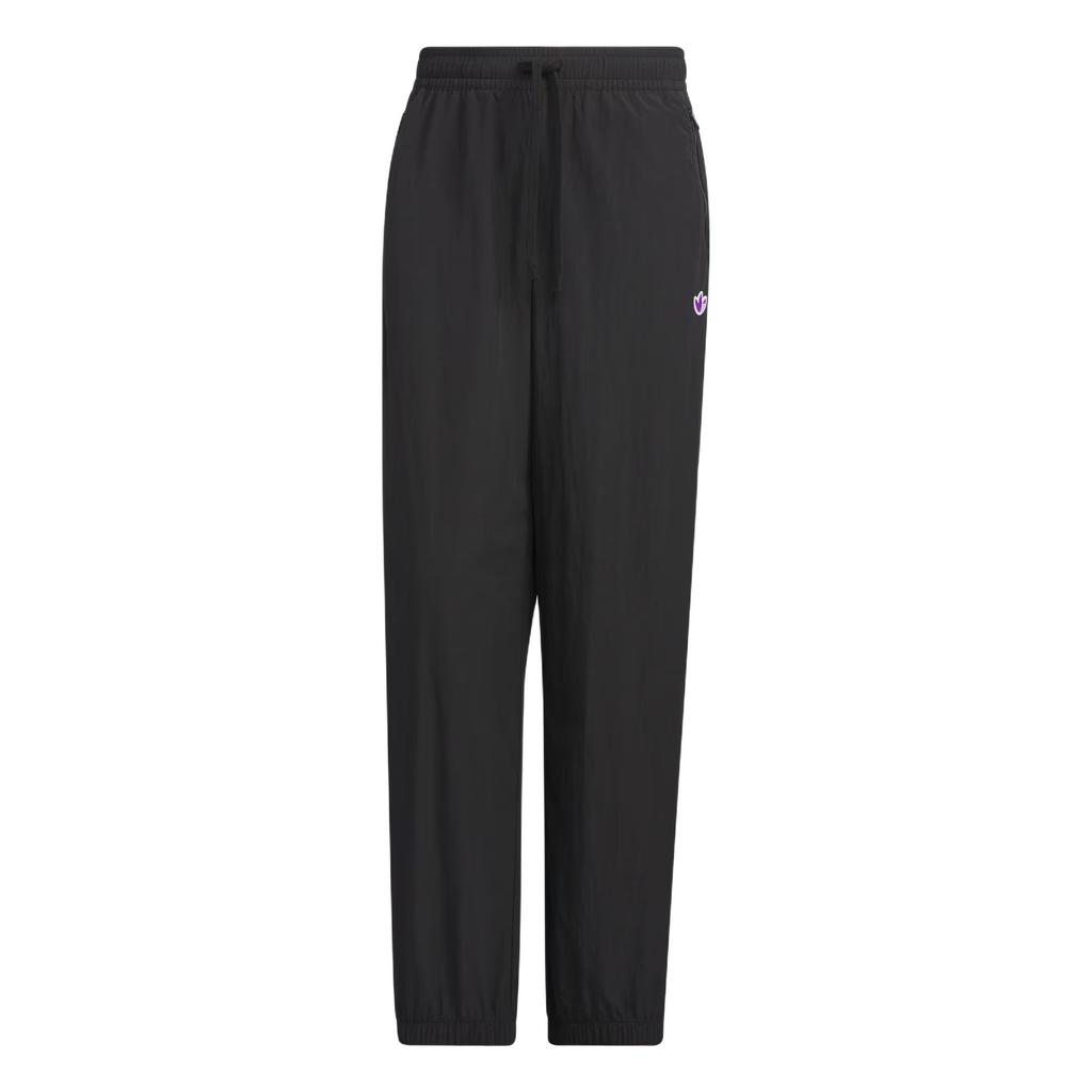 adidas Оригинальные китайские брюки V-Day SS24 CVD Pant Series, свободный крой, повседневные трикотажные спортивные брюки с завязками, мужские брюки черного цвета JM9743