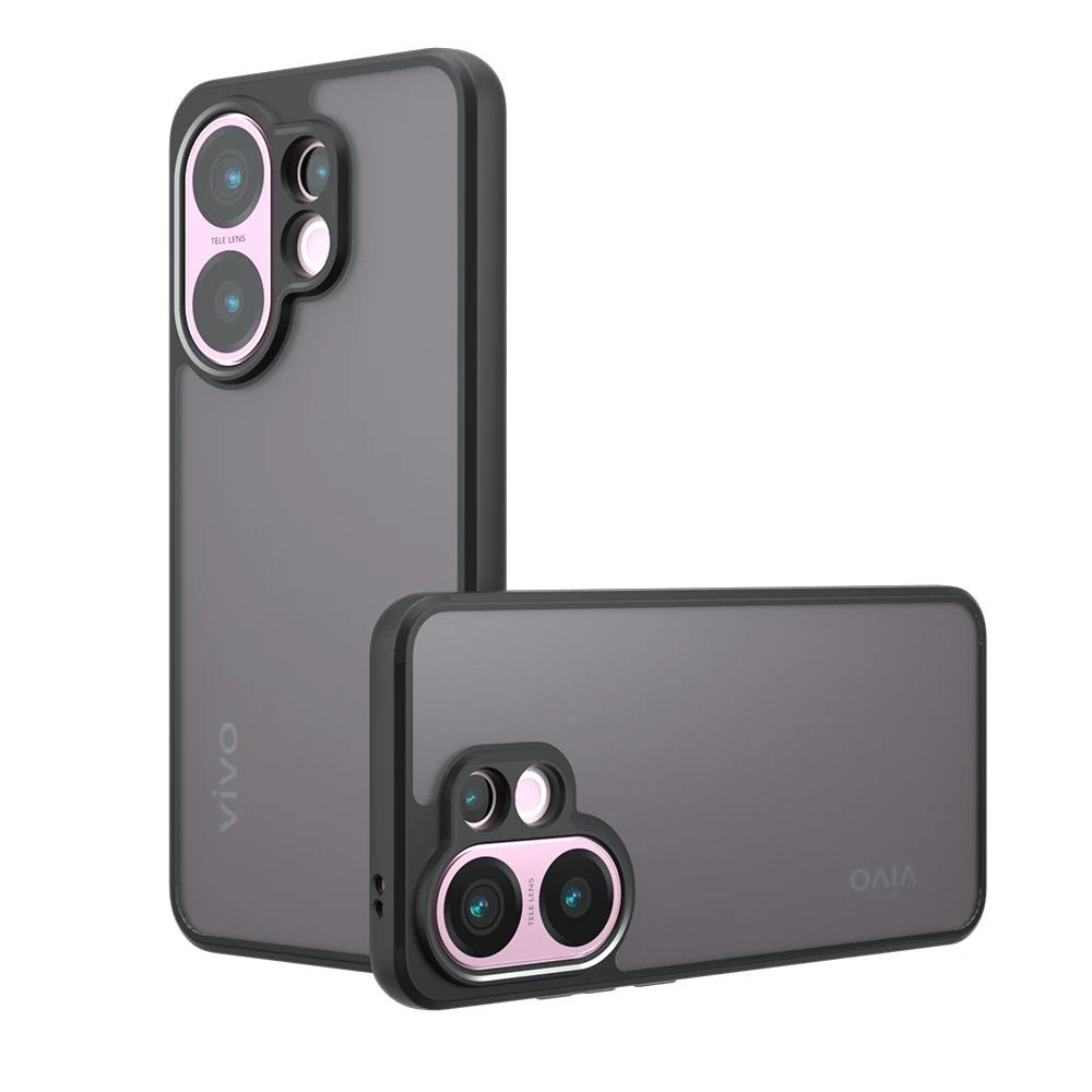 Матовый акриловый чехол PC+TPU для VIVO X200 FE X200FE Роскошный противоударный защитный прозрачный жесткий бампер для VIVO S30 Pro Mini