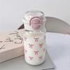 2025 New Water Cup High Appearance Casual Cup Graffiti Plastic Cup Cute Dual Drink Cup Portable Student Straw Cup