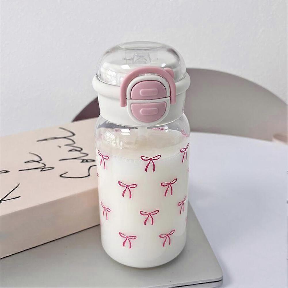 2025 New Water Cup High Appearance Casual Cup Graffiti Plastic Cup Cute Dual Drink Cup Portable Student Straw Cup