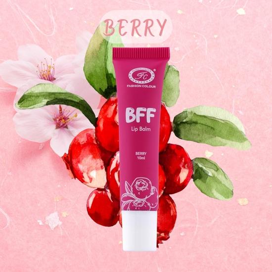 Бальзам для губ Fashion Colour BFF 4 в 1 | 24 часа увлажнения | Идеально для комфорта в течение всего дня | Тостовая роза | Коричневый сахар | Ягода | Персиковый взрыв | 10 мл x 4 недели