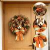 Easter Wreath Ornament Rabbit Decoration for Mantel Celebration Festival