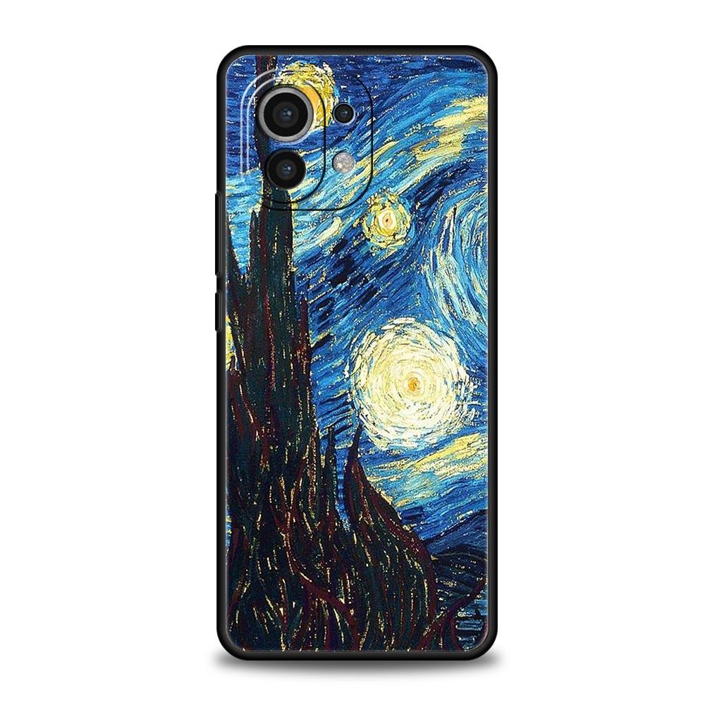 Чехол для телефона для Xiaomi 13 12 11 Lite 12T 11T 10T 9T Mi Poco M4 M3 X4 X3 Pro F4 F3 GT 5G Накладка Оболочка Coque Масляная живопись Ван Гога