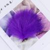 8-12Cm Colord Turkey Feathers  Natural Marabou Fly Tying Marabou Plumes For Craft Jewelry Making Decor