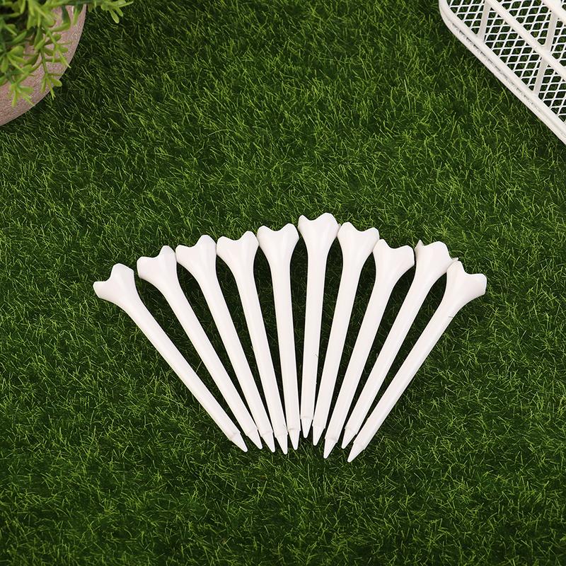 10 шт. 70 мм 83 мм длина профессиональная тройка пластиковые тройники для гольфа 4 когтя прочные пластиковые тройники для гольфа аксессуары для гольфа для игроков в гольф