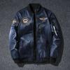 Jacket Men's Air Force Bomber Jacket Season Baseball Uniform Double Sided Large Size