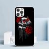 Человеческий скелет Красная роза Чехол для телефона Для IPhone 16 17 Air 16E 15 14 Plus 13 Mini 12 11 Pro Max 7 8 + SE 2020 Мягкий ТПУ Задняя крышка 1
