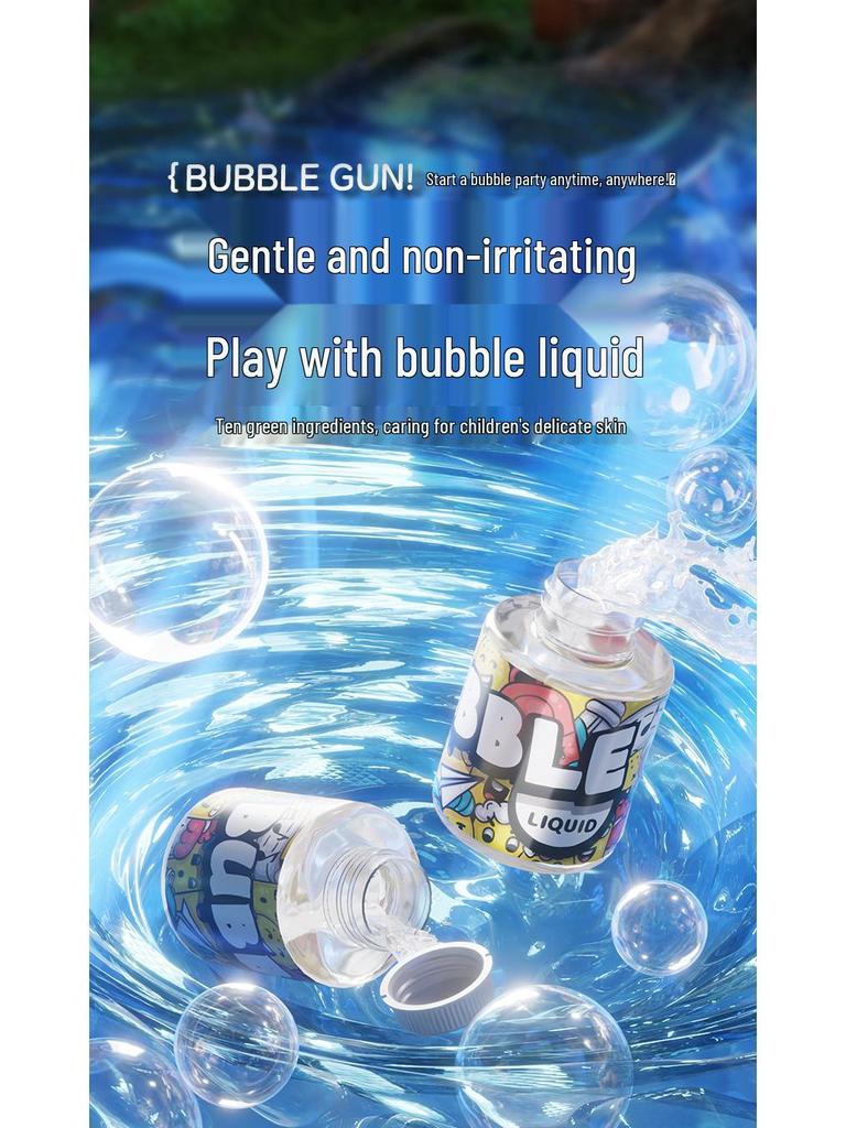 Kids' Multi-Hole Automatic Bubble Gun – Handheld Blower for Outdoor Fun