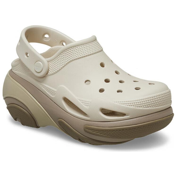 Crocs Кремовая оболочка для эклеров, женские клоги из ЭВА, цвет тауп, 210061-214
