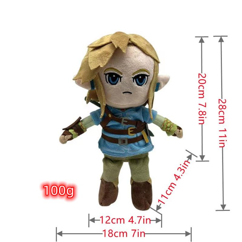 Legend of Zelda Link Plush Toy, Hylian Bokoblin Doll, Game Merch Collectible Gift, 30cm