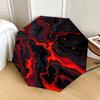 1pc Lava Flow Abstract Artwork Umbrella with Plastic Handle,Suitable for All Seasons Home Travel Outdoor UmbrellaDD1401