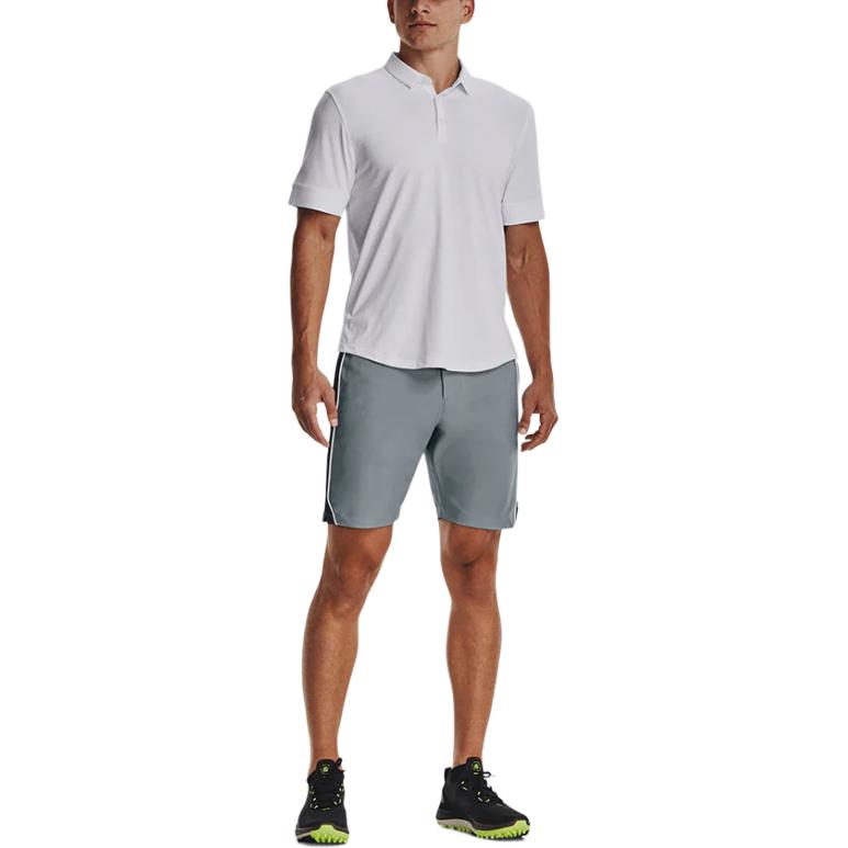 Under Armour Однотонный свитер с коротким рукавом, футболка мужская, топы, белый 1377406-100