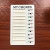 Plastic Chore Chart Reusable My Chores Checklist Board Task Tracker Planner  Time Management