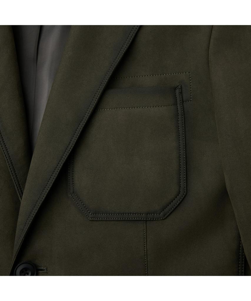 Series Soft-Touch Suede Regular Fit Jacket Sajas26111Khx