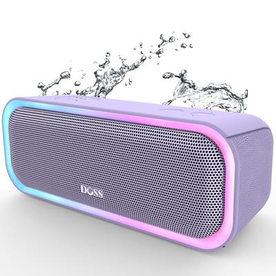 DOSS SoundBox Pro Bluetooth Улучшенный с 20 часами работы, IPX6, Беспроводная карта, Подходит для ванных комнат и наружных дверей, Динамик, 20 Вт, Басы,