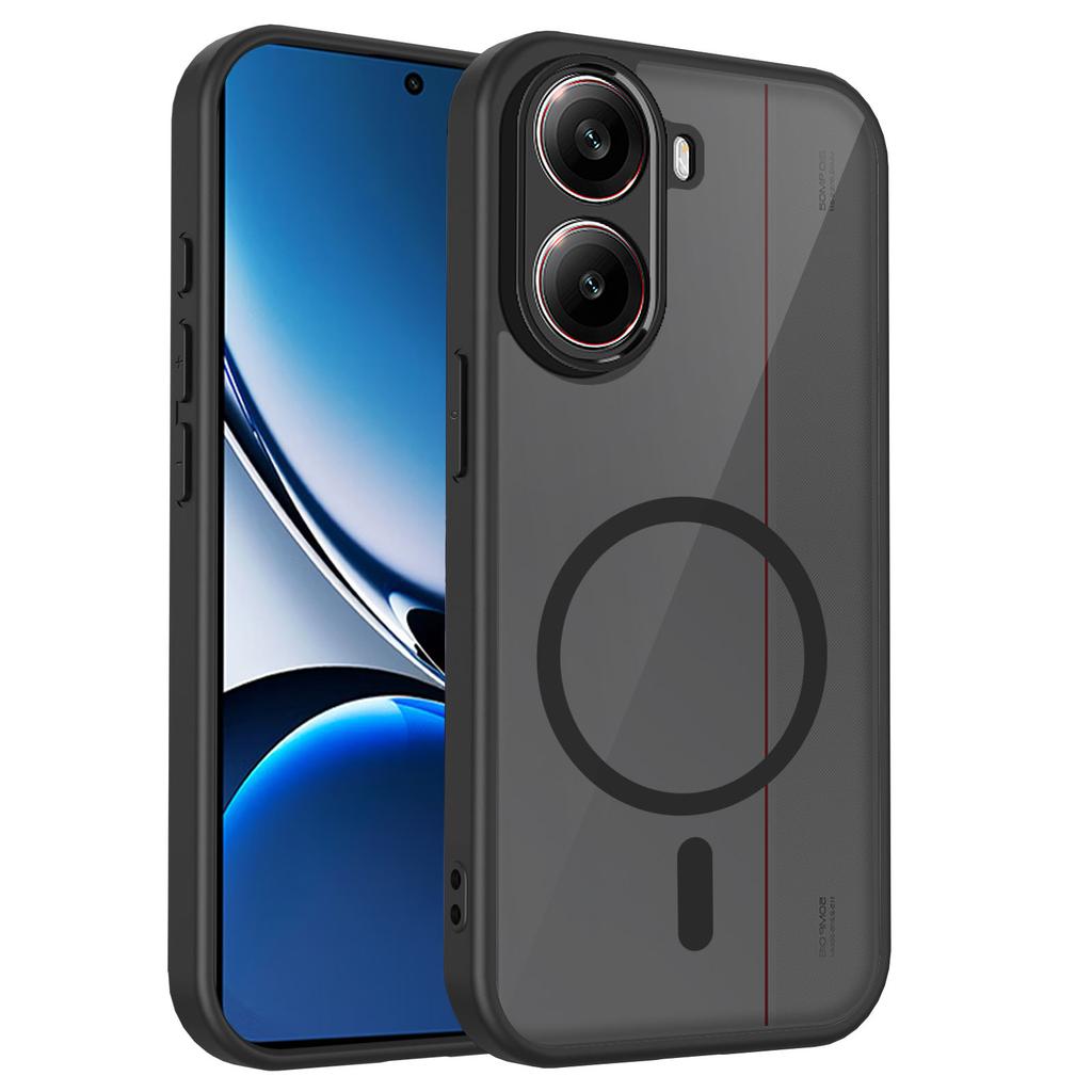 Роскошный простой матовый прозрачный чехол с ощущением кожи для Xiaomi POCO X8 Pro Max X8 X7 F8 Ultra F7 M8 M7 Pro Магнитная противоударная тонкая крышка