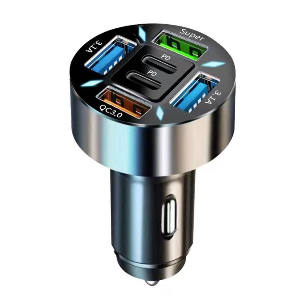 Двойной выход USB 5 портов Автомобильные зарядные устройства Быстрая зарядка Автомобильное зарядное устройство Адаптер Автомобильные аксессуары