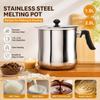 Stainless Steel Bee Wax Melting Pot Heatproof Wax Making Pot Bee Wax Pouring Pot  Beekeeping