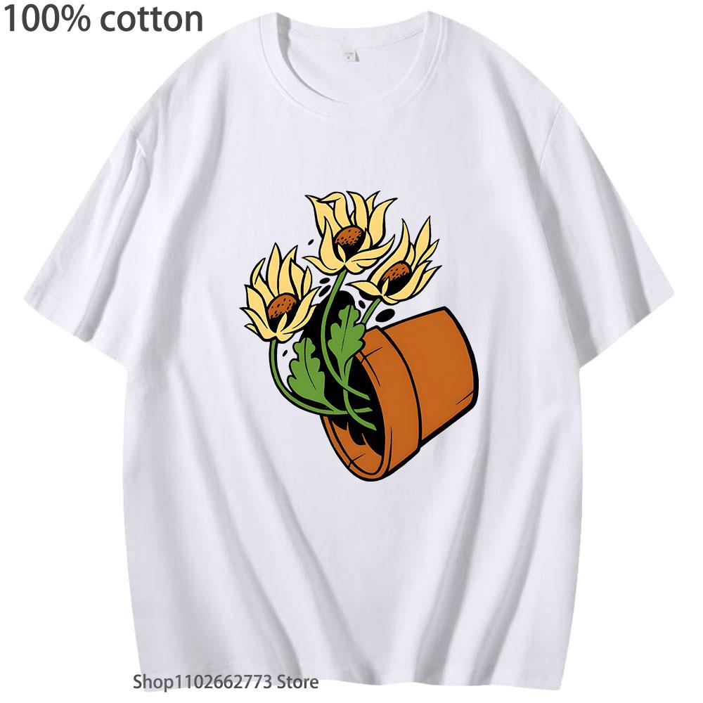 Футболки De La Soul Is Dead Футболка High Street Мода Женская футболка 100% хлопок Летние футболки Мужская одежда Мягкий K-pop