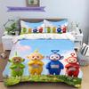 Teletubbies Pattern Bedding Quilt Set  Home Decoration  Gift (1 * duvet cover + 2 * pillowcase  without core)