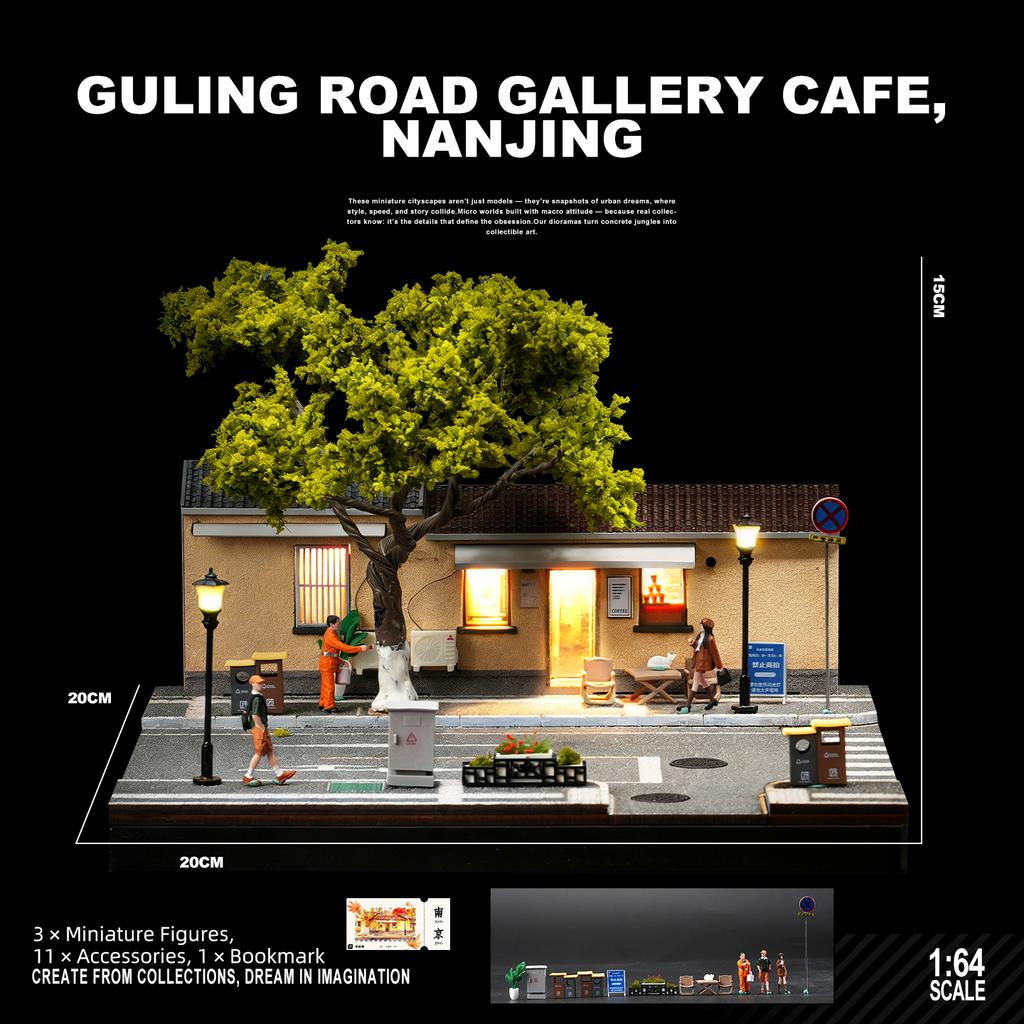 Collector 1/64 Fujiwara Tofu Shop Miniature Scene Model Figurines, Props and Ornaments Small-scale Display Sand Table