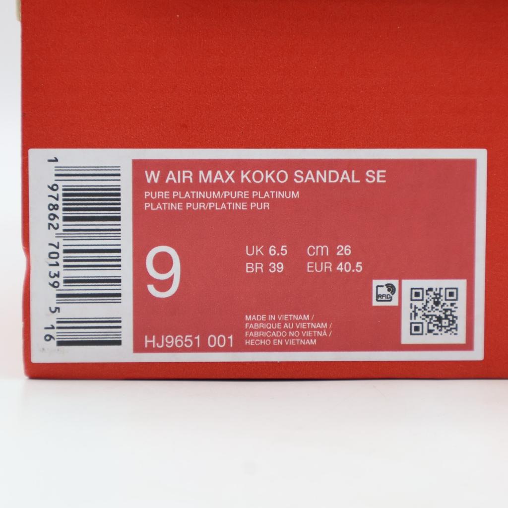 HJ9651-001 Сандалии Nike Air Max Koko SE Чистый платиновый Металлический серебристый (Женский)