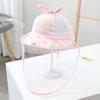 Baby Droplet Sun Hat With Removable Face Shield Infant Protective Bucket Cap For Outdoor Isolation And UV Protection
