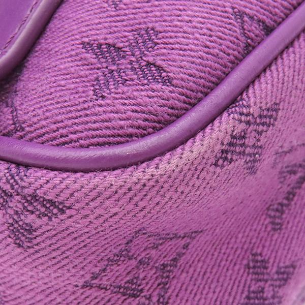 Louis Vuitton M44624 Джинсовая поясная сумка Monogram для улицыПоясная сумка Джинса/кожа Monogram Массив
