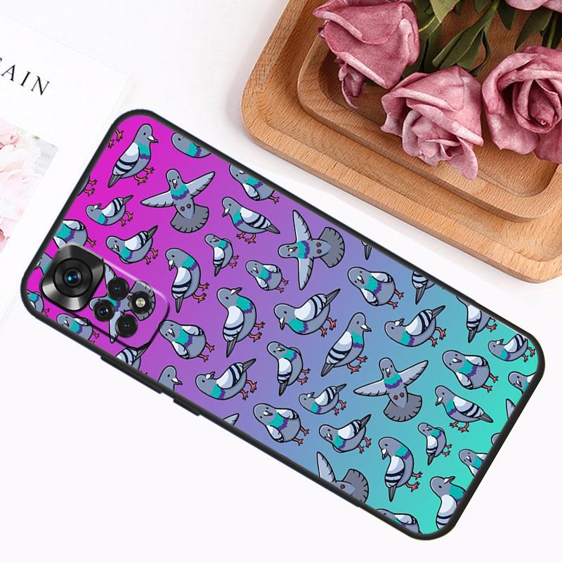 Pigeons Doves Bird Birds Flock Animal Case For Xiaomi Redmi Note 13 Pro 14 12 11 9 10 9S 10S 11S 12S Redmi 12C 13C 14C 10C Cover