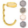Foldable Bag Hook with Magnet Anti-Slip Design Versatile Compatibility Space-saving Metal Bag Hook Handbag Purse Hanger