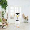 Yousheng 1 Set Lawn Goose Graduation Outfits Black Bachelor Hat Bowknot Tie Outdoor Yard Paty Goose Statue Decoration Dress-up Clothing Costume