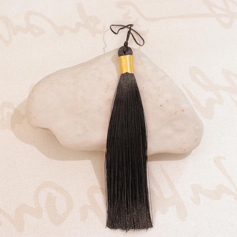 12 см золотая нить ледяной шелк кисточка для украшения ханьфу чонсам своими руками