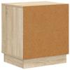 Nightstand Set of 2 Sonoma Oak Finish 43 x 34.5 x 47 cm Engineered Wood
