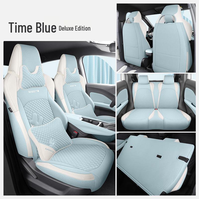 BYD Seagull Всесезонный льняной мультяшный чехол-подушка на сиденье