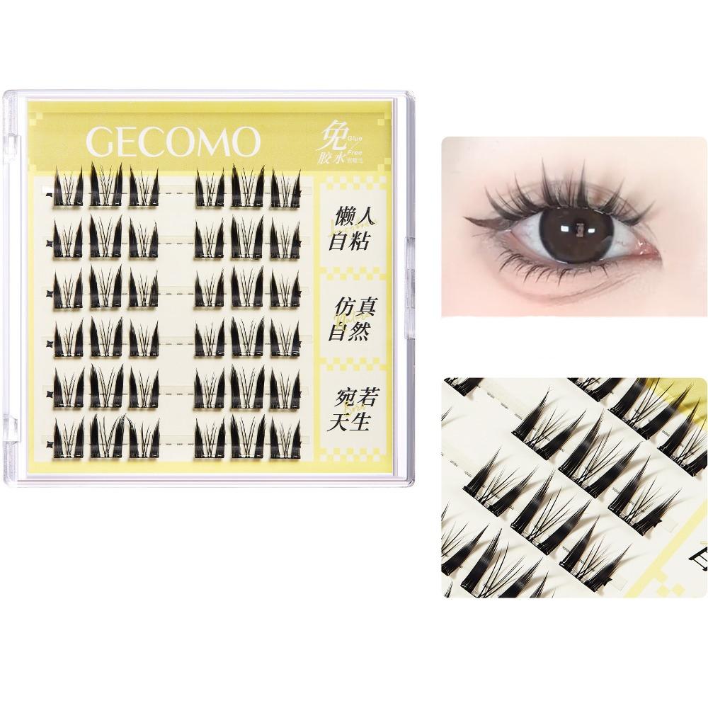 Накладные ресницы без клея для наращивания ресниц, индивидуальные пучки накладных ресниц ежедневно