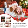 Nutcracker Advent Calendar 2025 24 Days 2D Acrylic Ornament Christmas Countdown Decoration for Home Tree Fireplace Xmas Gift