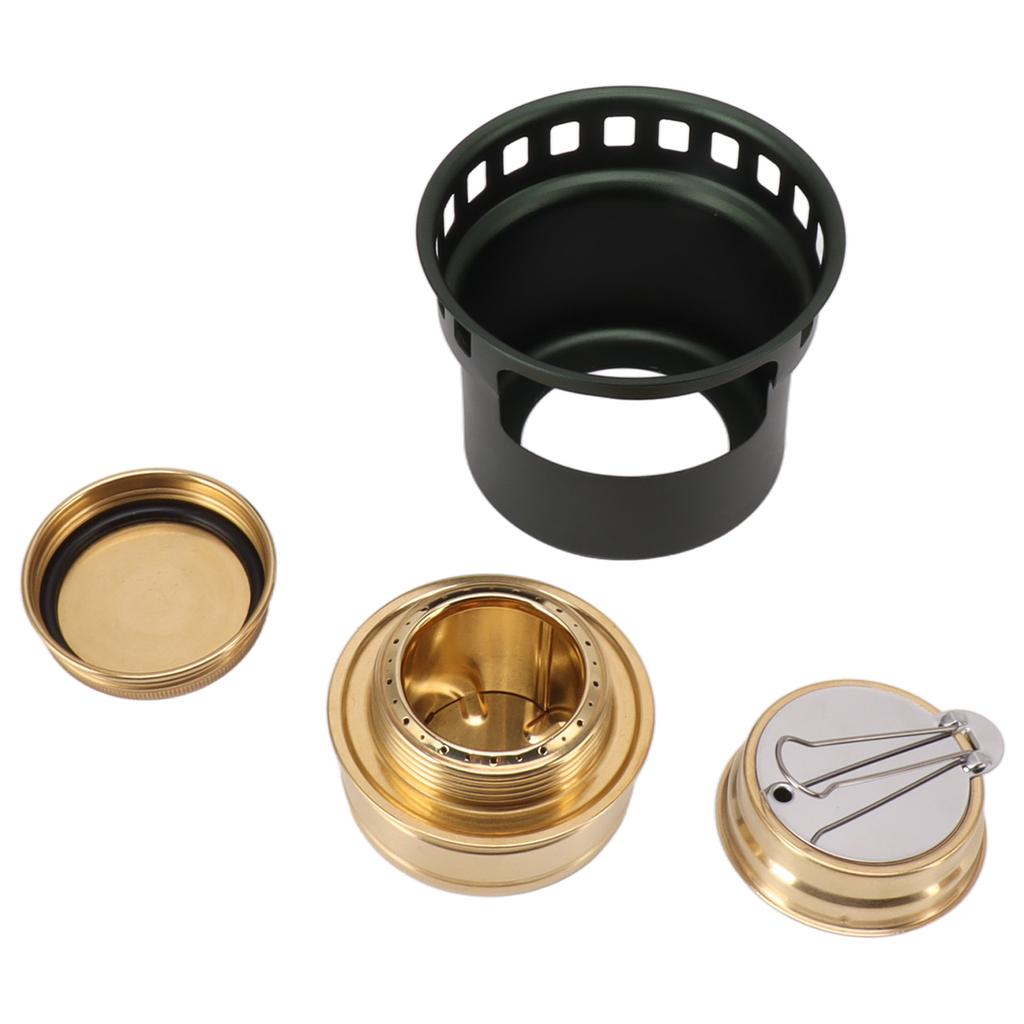 Спиртовая горелка медная ветрозащитная портативная алюминиевая сплавная спиртовая походная горелка для кемпинга