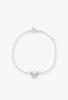 [Anna Sui] Серебряный браслет с мотивом ракушки и бабочки SAUB0140LSMP
