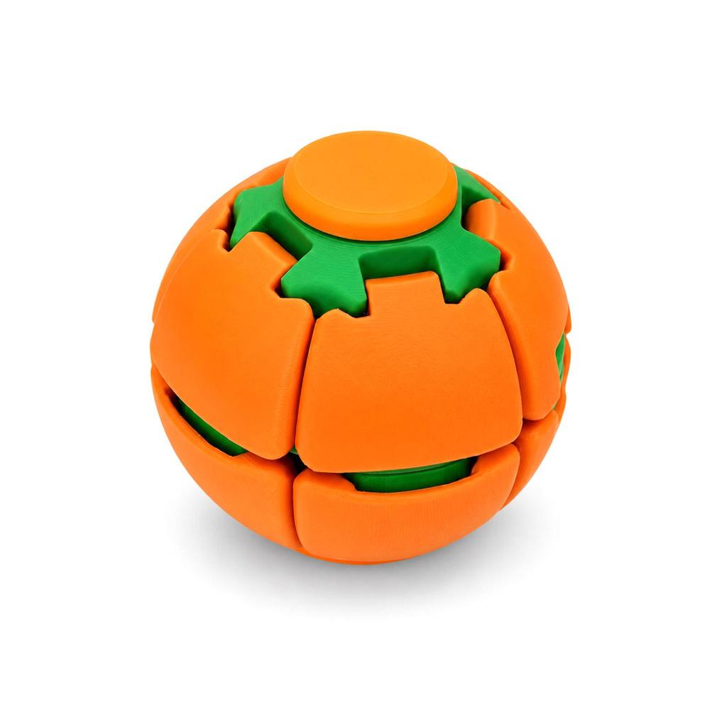 DOWMOO Spin & Press Decompression Fidget Ball - Multi-Color Interactive Stress Relief Toy