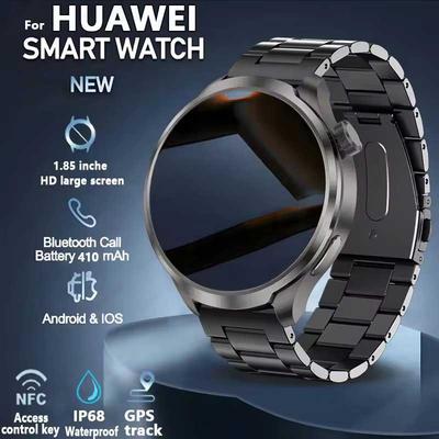 2025 Новые военные спортивные умные часы для мужчин 1,85-дюймовый AMOLED-экран Компас Альтиметр Пульс АД NFC Bluetooth-звонок Умные часы